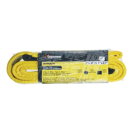 Keeper Keeper 10 ft. L Yellow Lifting Sling 6200 lb 1 pk 02626